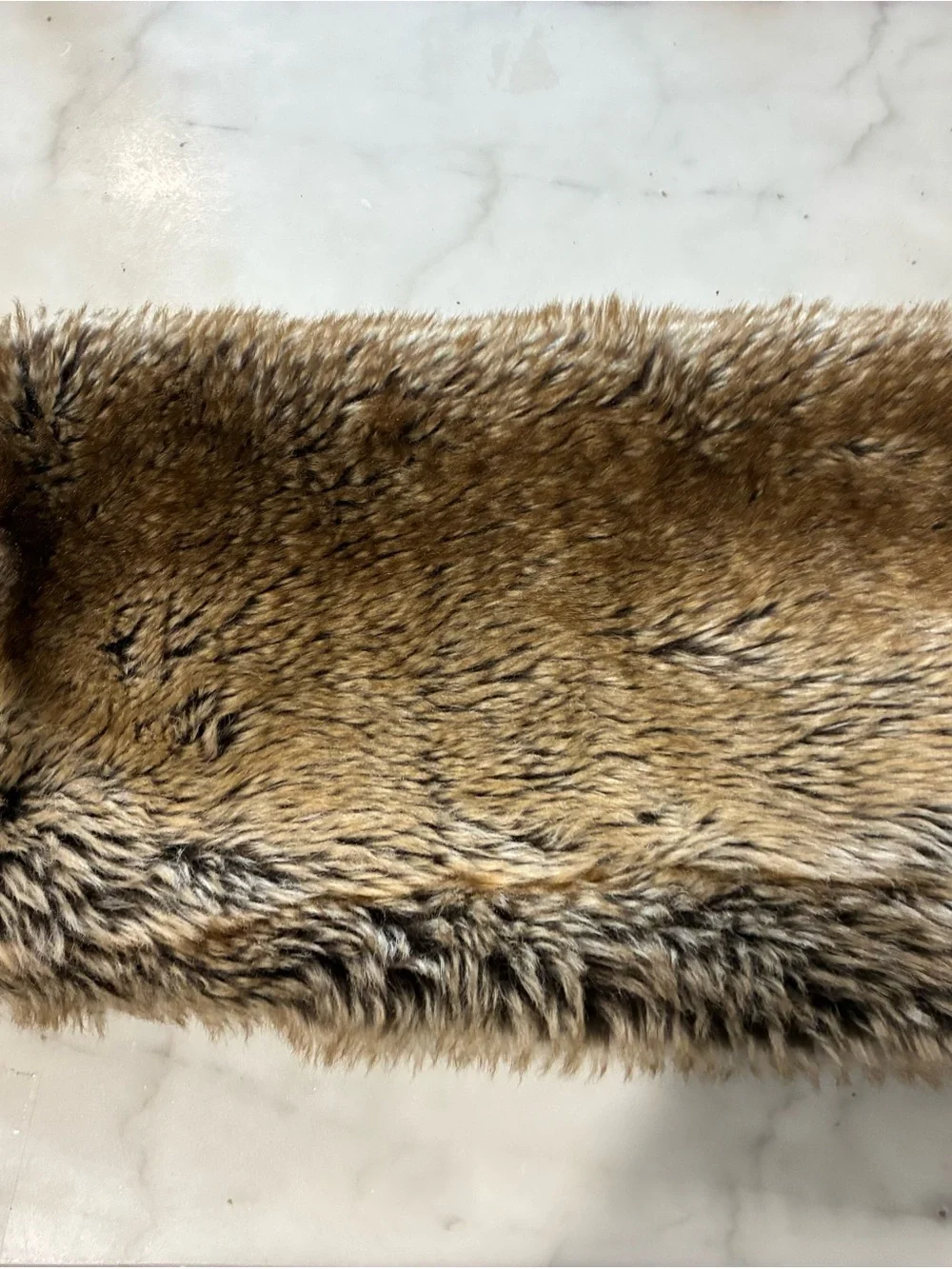 Vtg Fabulous Hand Muff Warmer Faux